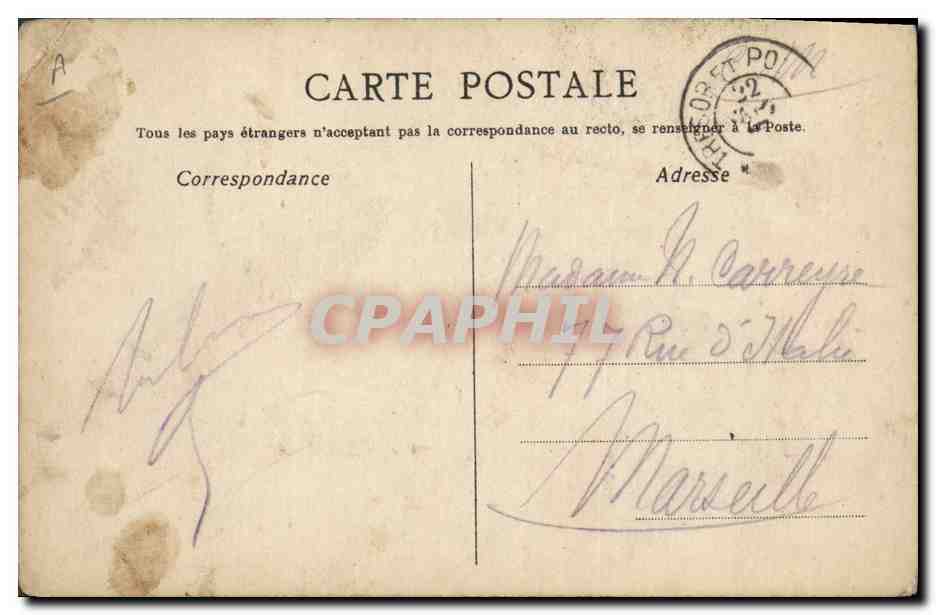 CPA Fantaisie (dessin a la main) Chien Kub Publicite Lait Magick Militaria — Rückseite