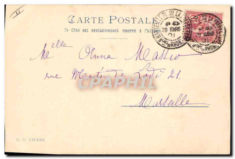 CPA Fantaisie Femme Oeuf Agneaux — Verso