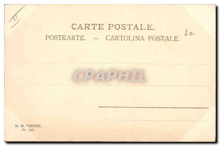CPA Fantaisie Enfants Cochon Porc Trefle  — Rückseite
