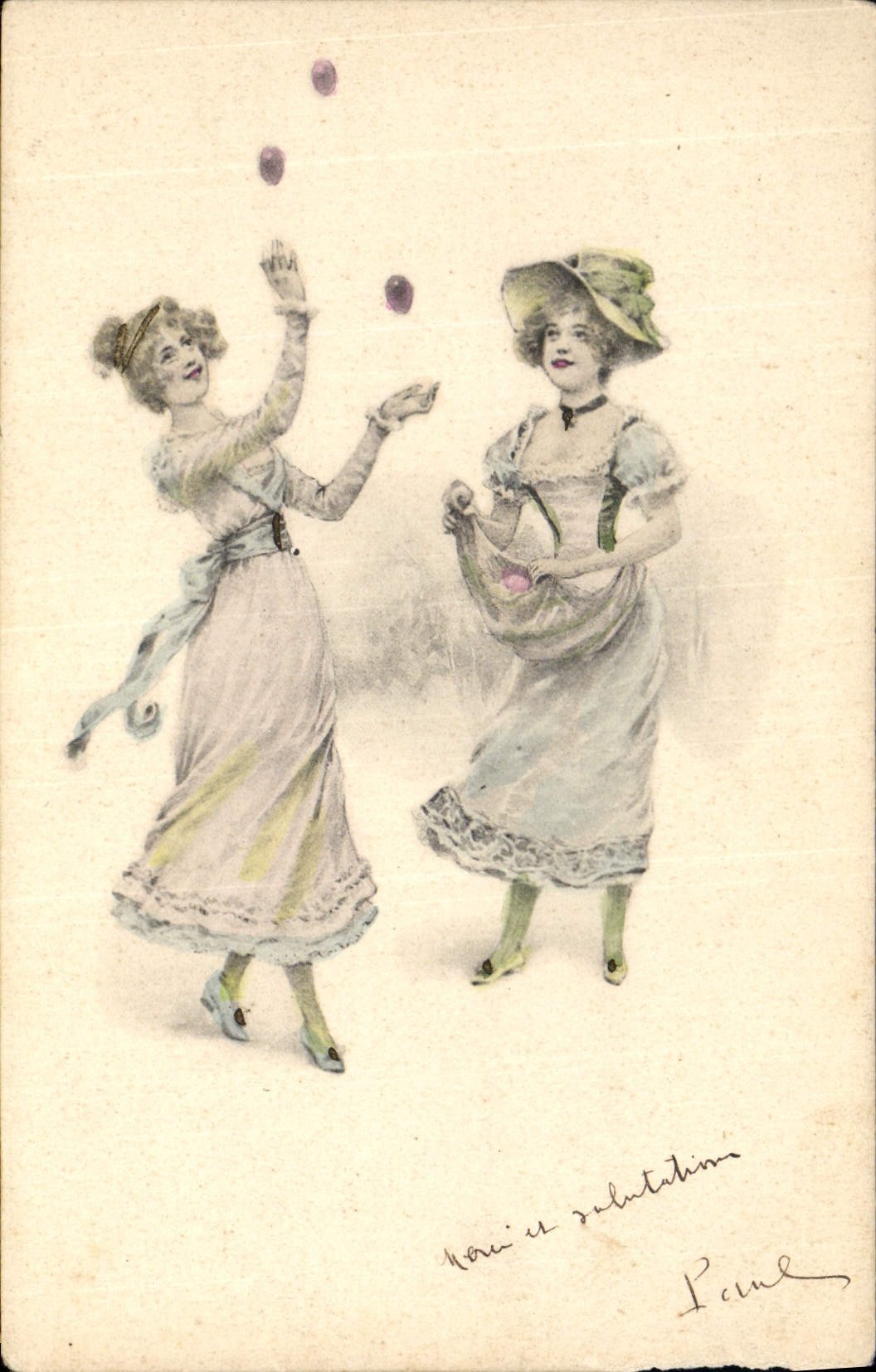 CPA Fantaisie Femmes