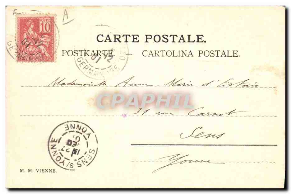 Fête de la moisson — Bon retour à la campagne — éditeur non identifié, n° de série non visible — Back