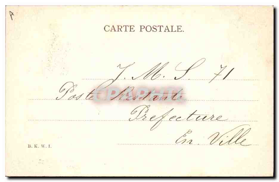 Femme entourée de branches de saule — Bonnes Pâques ! — Éditeur : Images et Postes Trois-Rivières — Verso