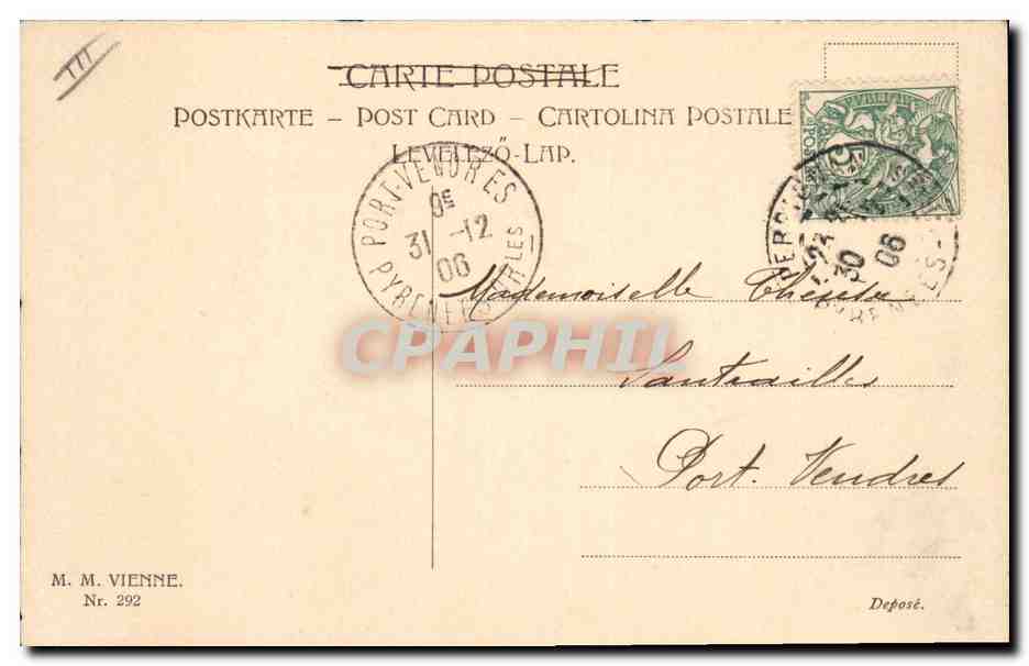 CPA Fantaisie Enfants  — Rückseite
