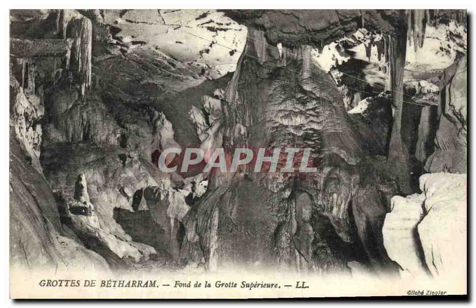Grottes de Bétharram — Fond de la Grotte Supérieure — LL. — Édité par Ziegler