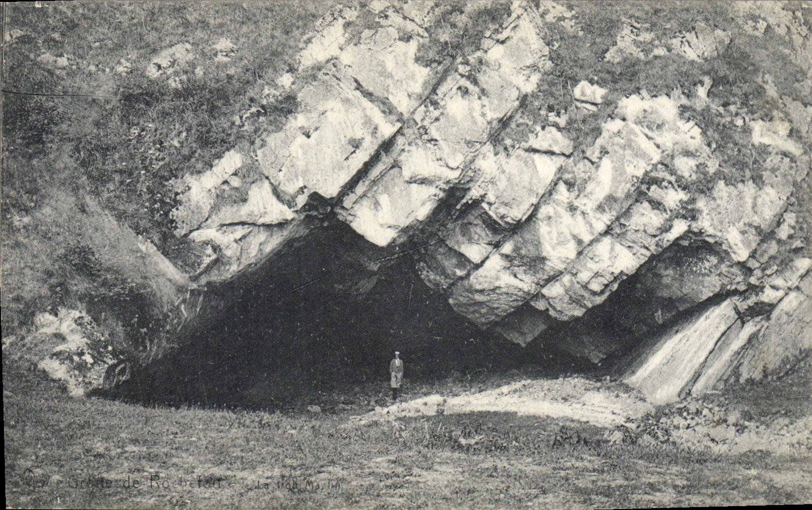 CPA Grotte de Rochefort La Trou Maulin Grottes 