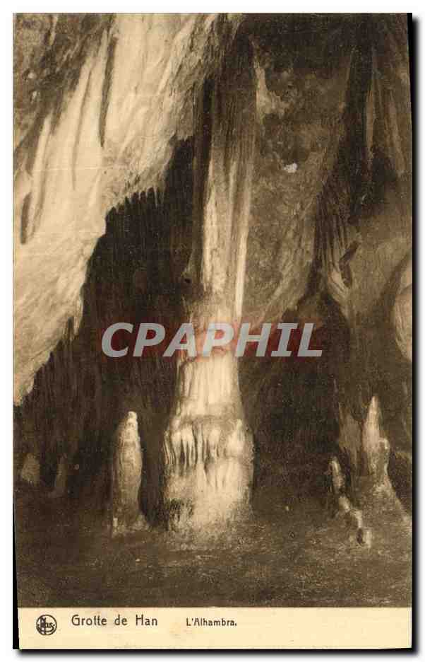 Grotte de Han — L'Alhambra — S.A. des Grottes de Han-sur-Lesse, photographie de N. Nea