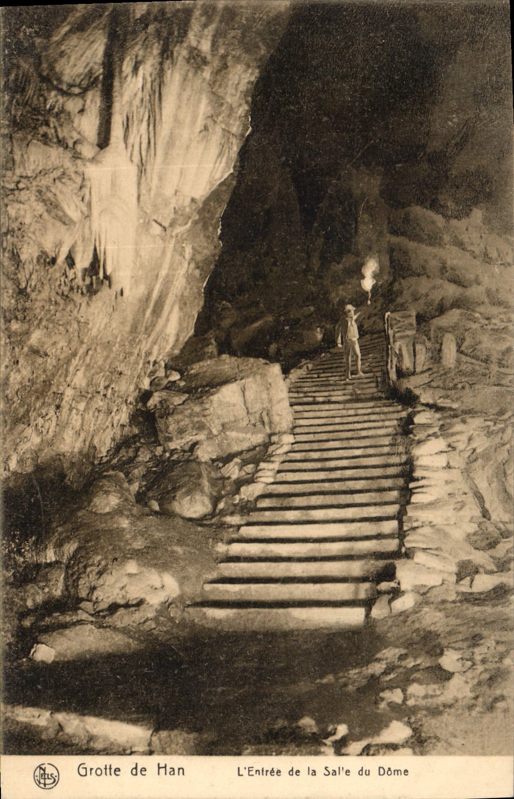 Grotte de Han — L'Entrée de la Salle du Dôme — Ed. Neus, No. 18
