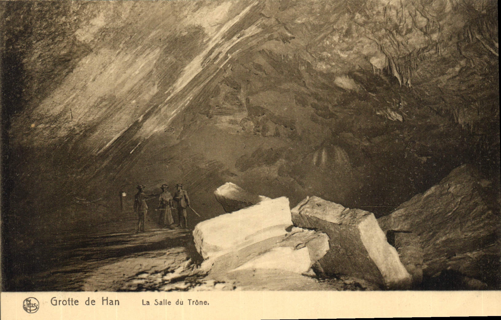 Grotte de Han — La Salle du Trône — Nais, No. 7
