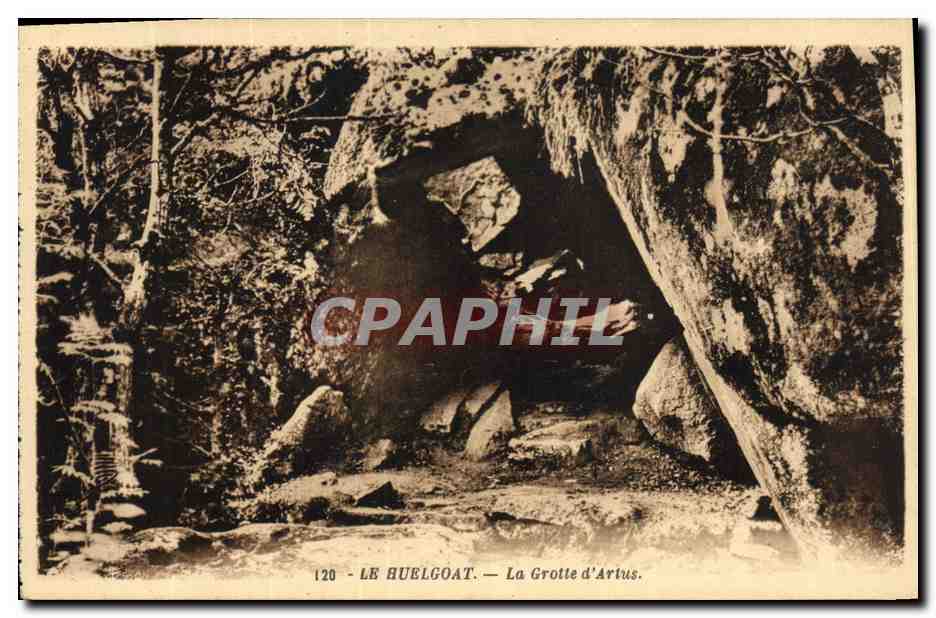 Le Huelgoat — La Grotte d'Artus — G. Arnaud, éditeur Nantes
