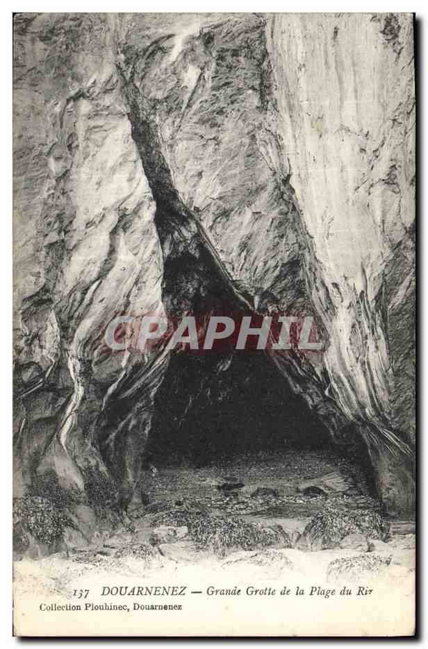 Douarnenez — Grande Grotte de la Plage du Riz — Collection Plouhinec