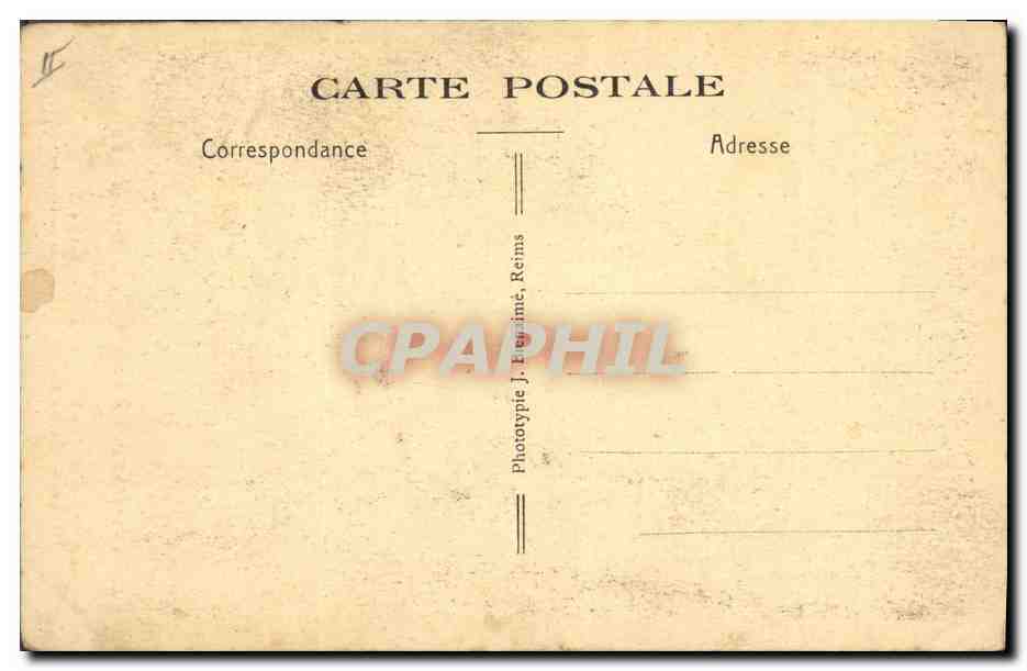 CPA Grotte Grottes Caves Ruinart Pere & Fils Rue des Crayeres Rheims Vue de la Crayere Andre  — Rückseite