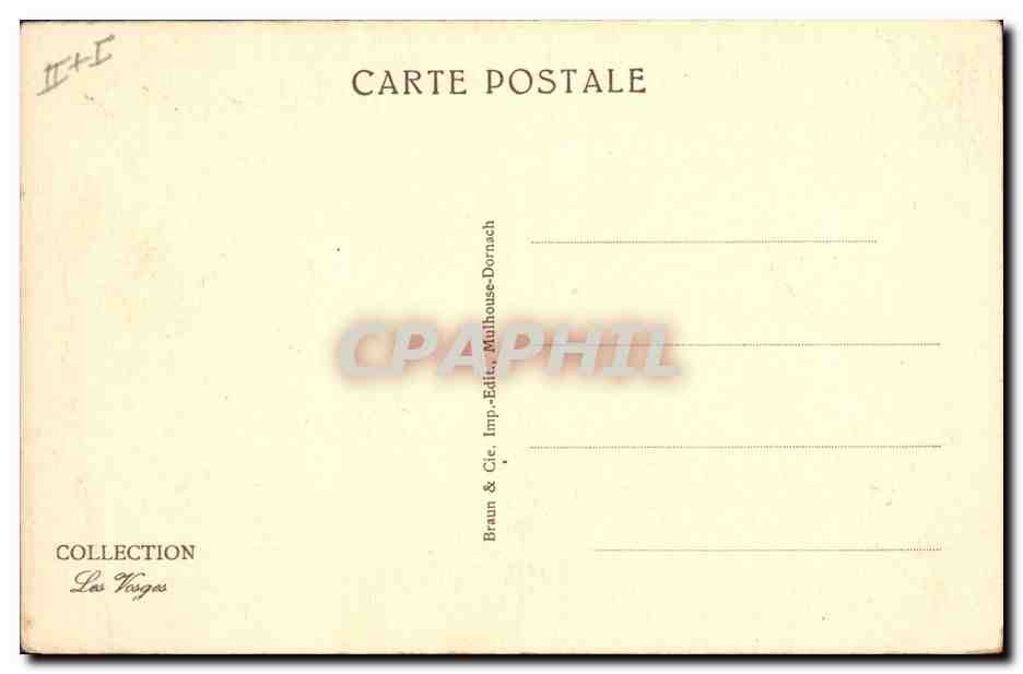 CPA Orgue Luxeuil les orgues L'eglise Les grandes orgues — Rückseite