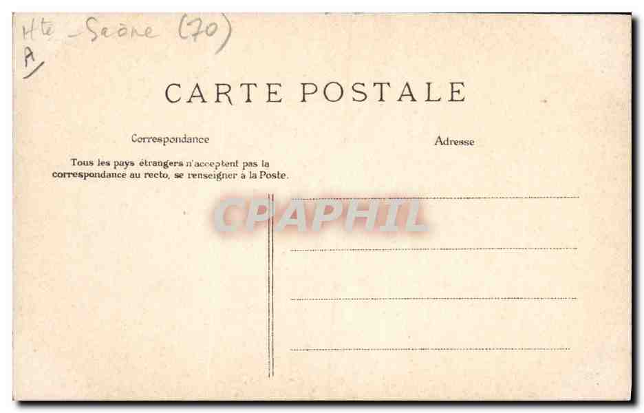 LUXEUIL - Buffet d'Orgues — éditeur non visible, n° de série non visible — Verso