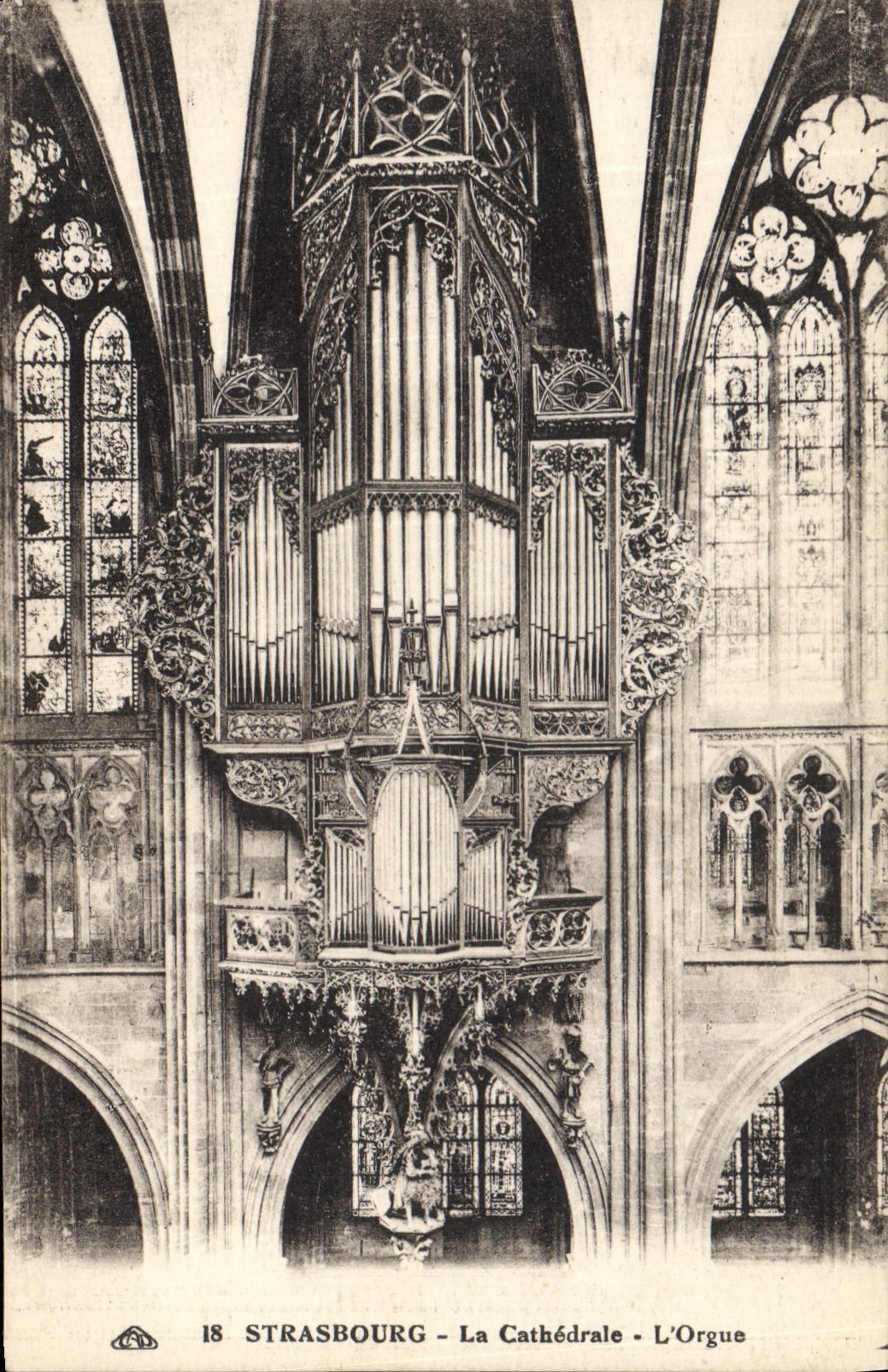 Strasbourg - La Cathédrale - L'Orgue