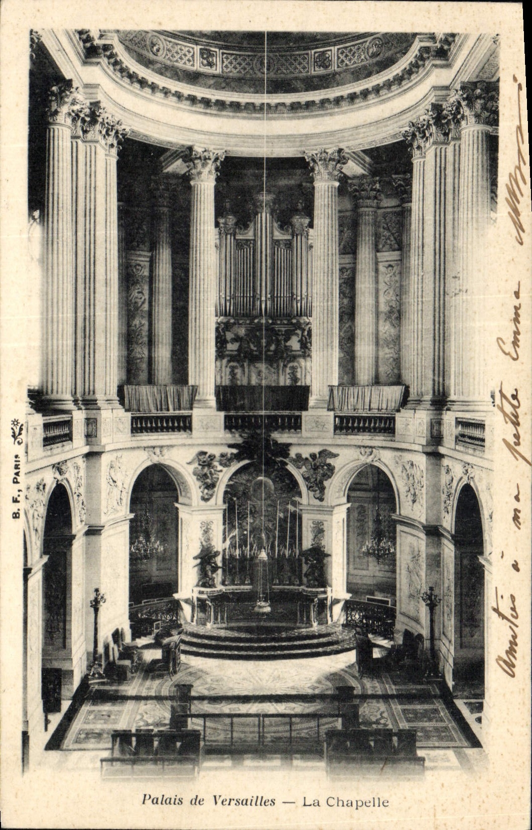 CPA Orgue Palais de Versailles La chapelle 