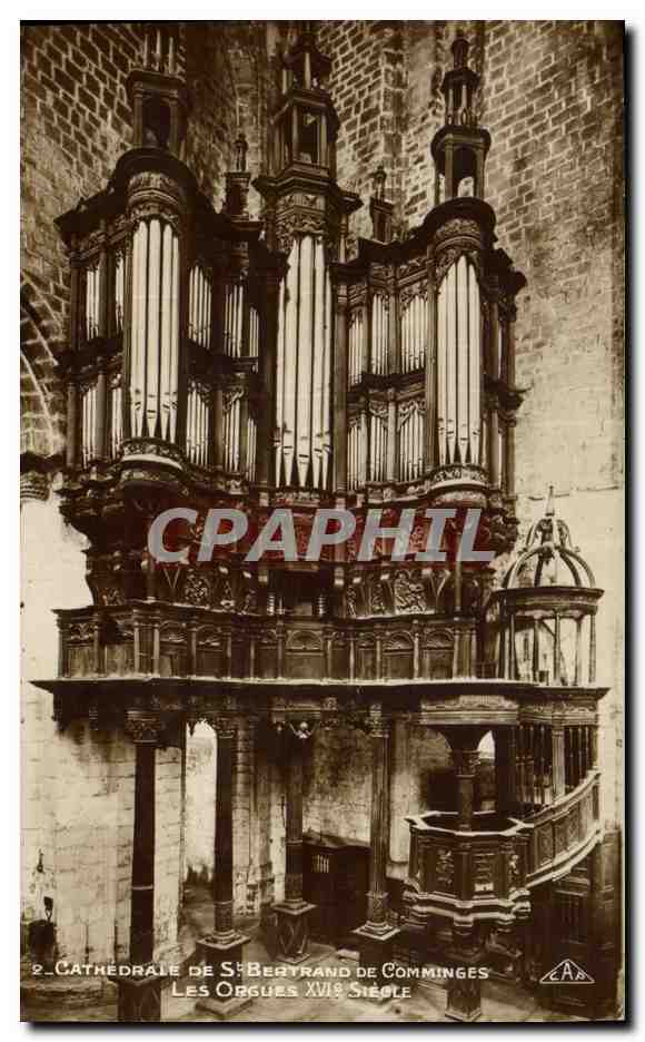 CPA Orgue Cathedrale de St Bertrand de Comminges Les orgues