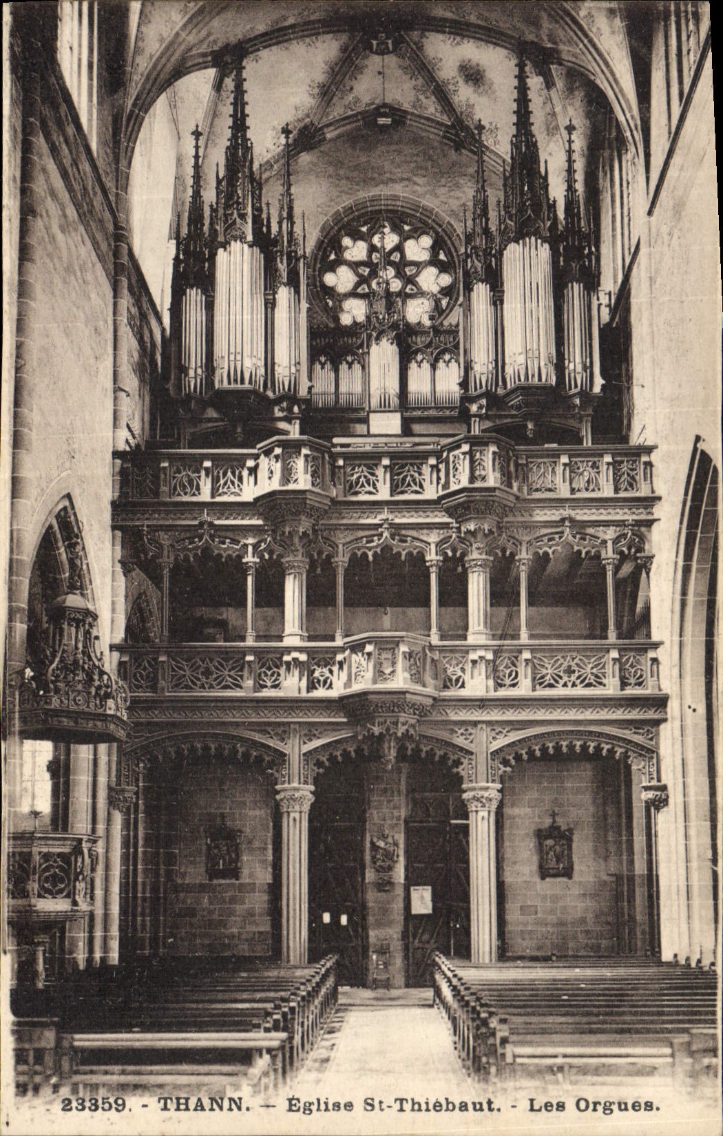 CPA Orgue Thann Eglise St Thiebaut Les orgues