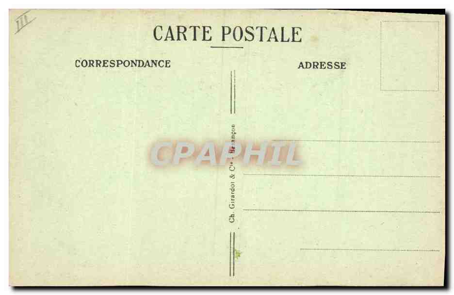 CPA Orgue Thann Eglise St Thiebaut Les orgues — Verso