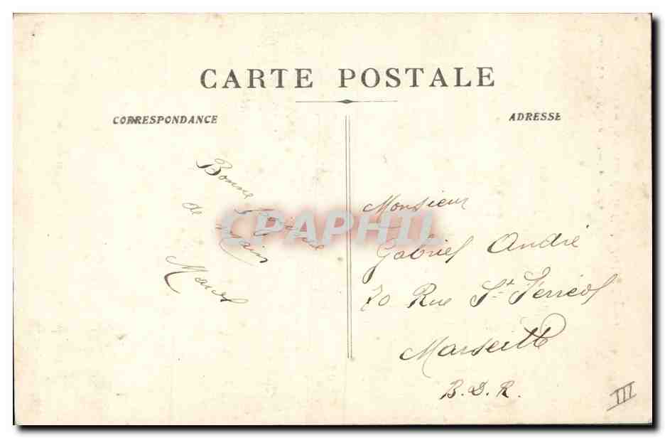 Uzès - Intérieur de la Cathédrale (Orgues) — J. Malige, libraire — éditeur non visible — Verso