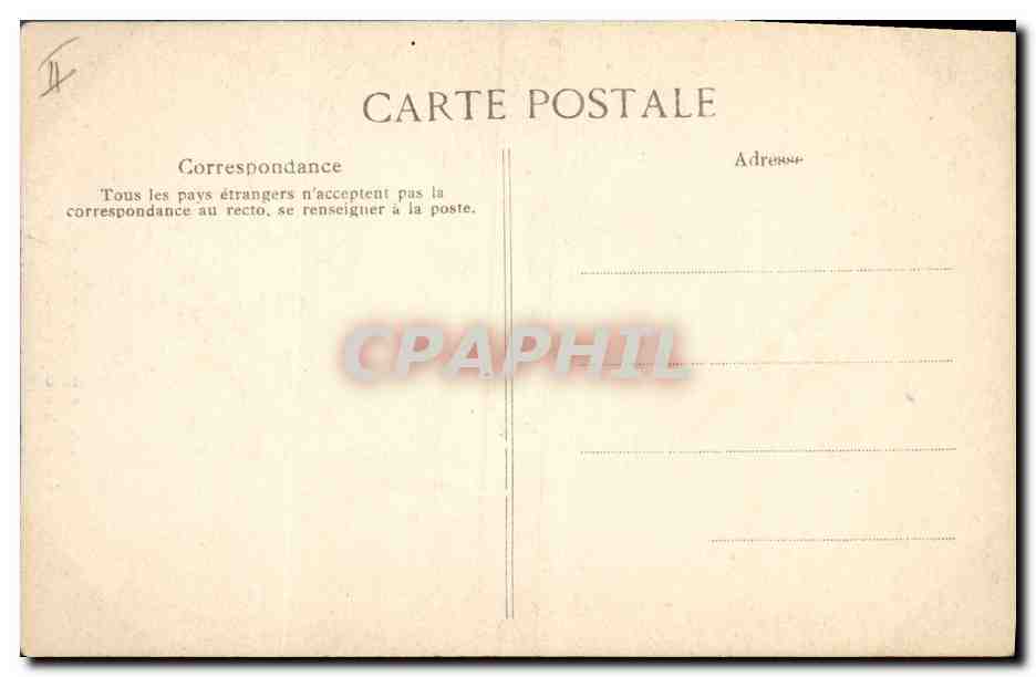 CPA Orgue Saint Maximin Les grands orgues de la basilique — Rückseite