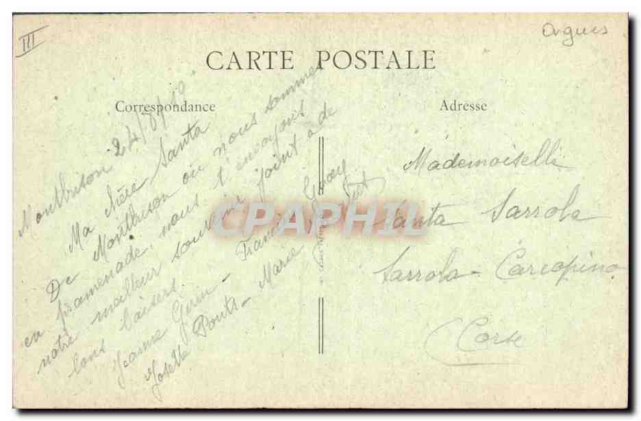 CPA Orgue Montbrison Interieur de Notre Dame Les orgues — Verso