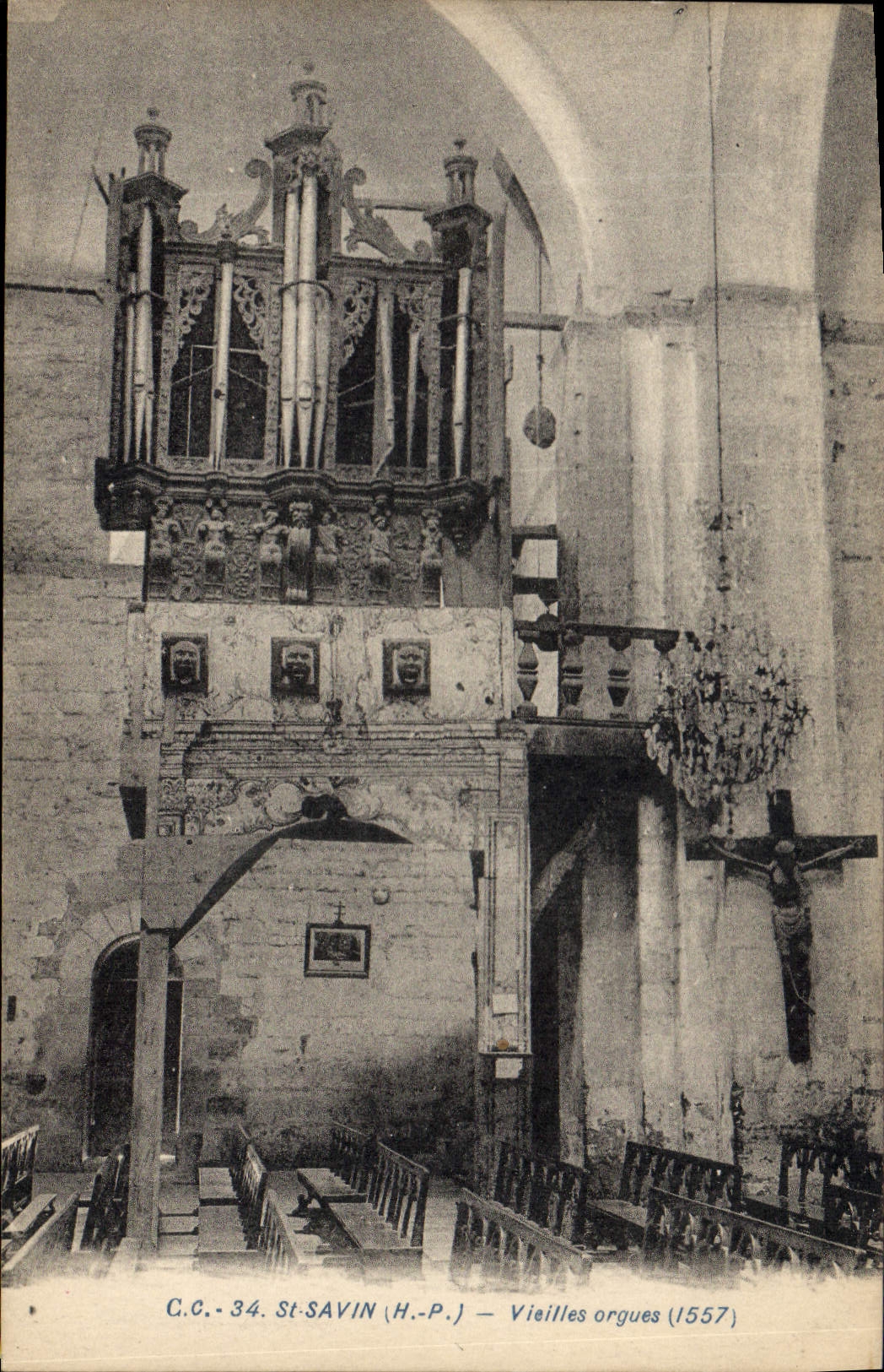 CPA Orgue St Savin Vieilles orgues