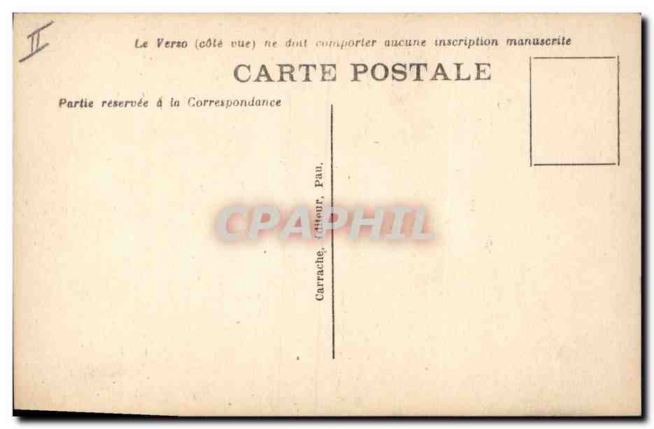CPA Orgue St Savin Vieilles orgues — Verso