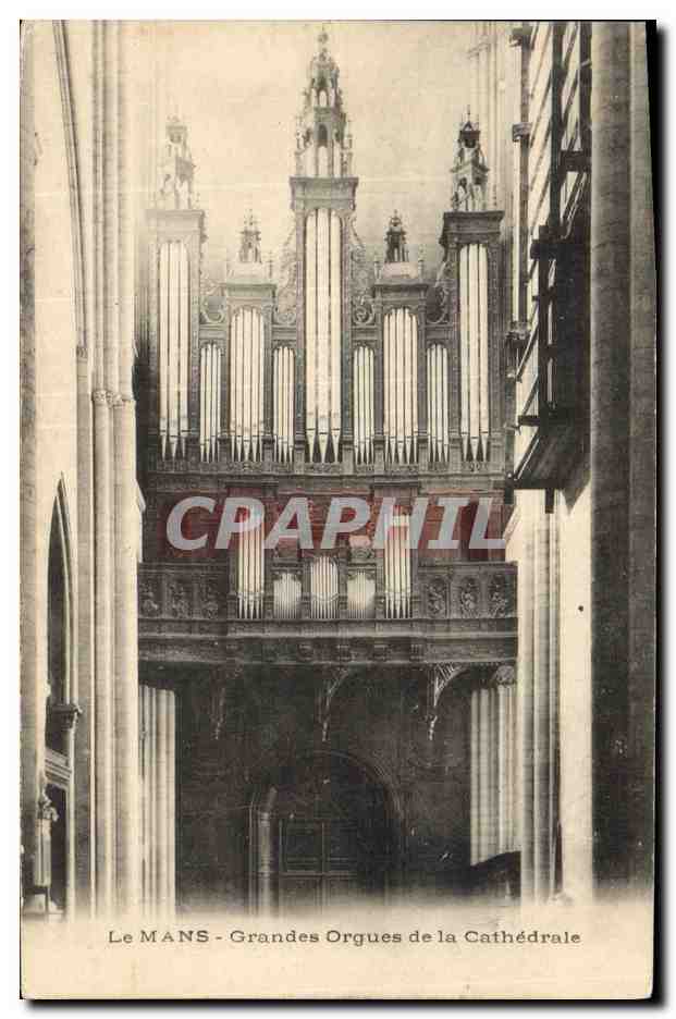 Le Mans - Grandes Órganos de la Catedral — editor no visible