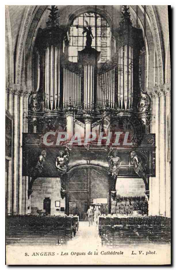 CPA Orgue Angers Les orgues de la cathedrale
