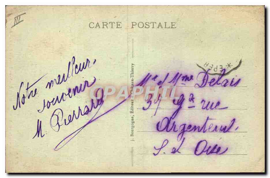 CPA Orgue Environs de Chalons sur Marne Notre Dame de l'EpineLe jube — Verso