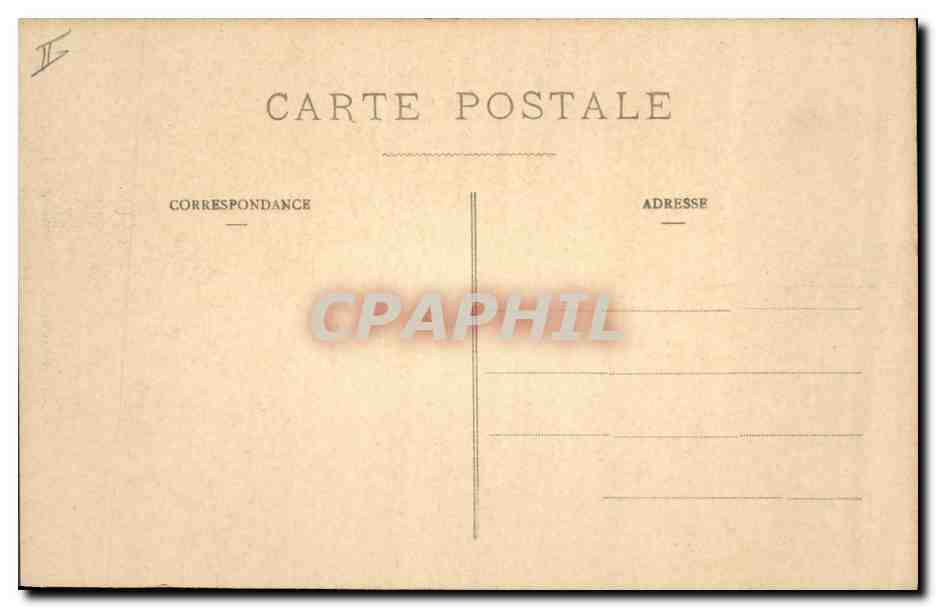 CPA Angers Le palais de justice Place du Champ de Mars  — Rückseite