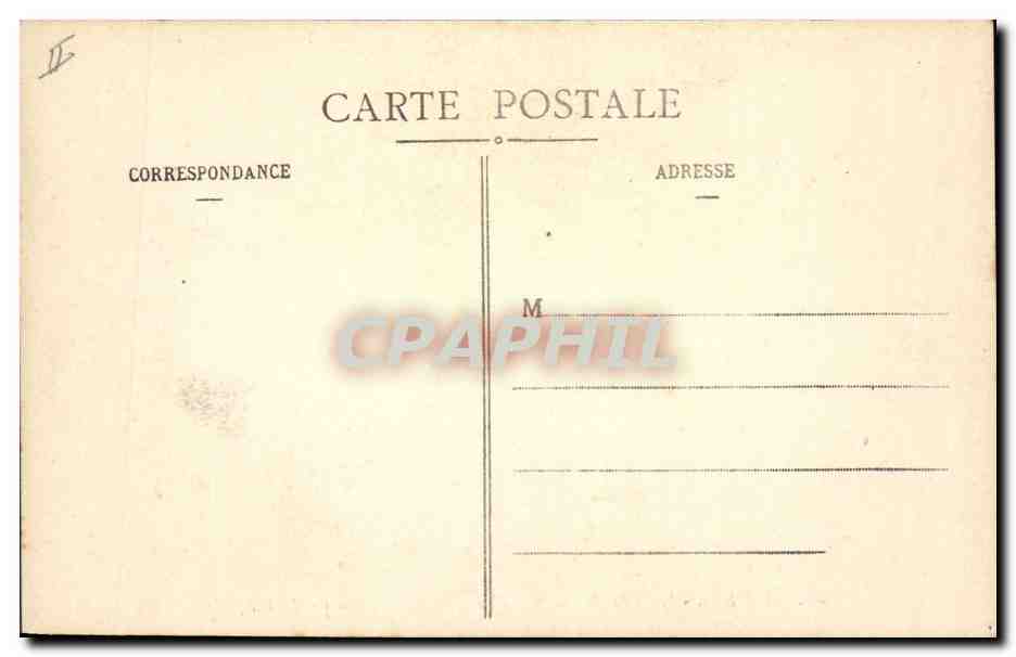 CPA Angers Le palais de justice Place du Champ de Mars  — Verso