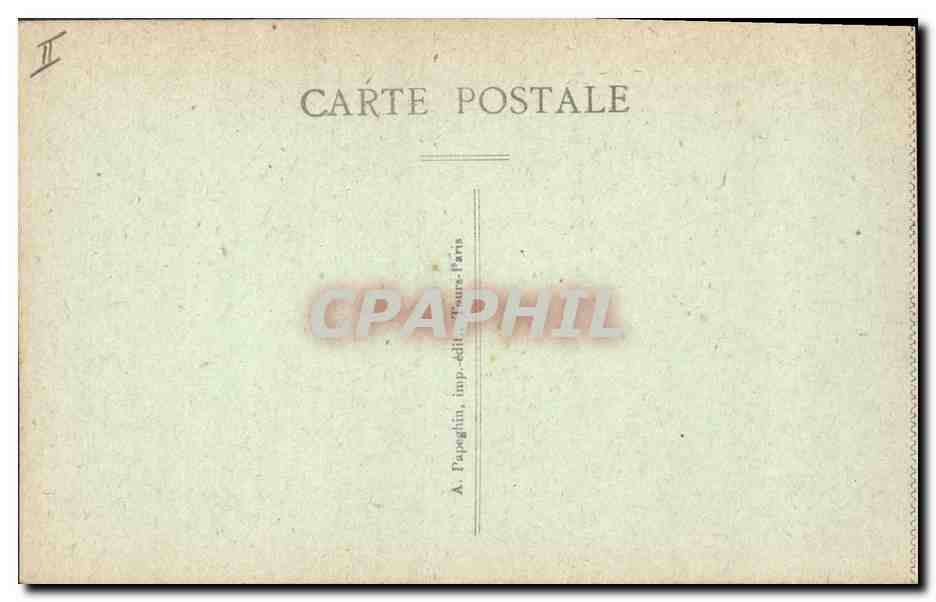 CPA Amiens Le palais de justice rue Lesueur  — Rückseite