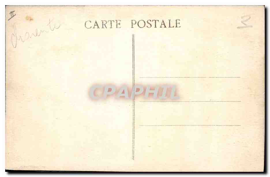 CPA Angouleme Le Palais de justice  — Verso