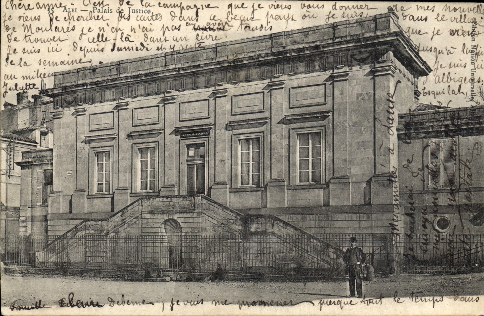 Albi — Palais de Justice — vue architecturale