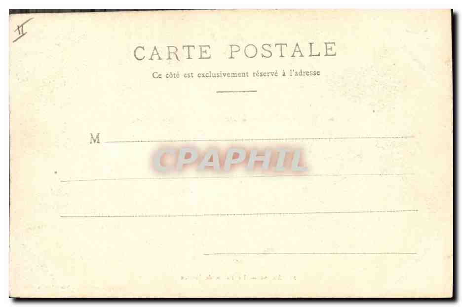 CPA Amiens Le Palais de Justice  — Rückseite