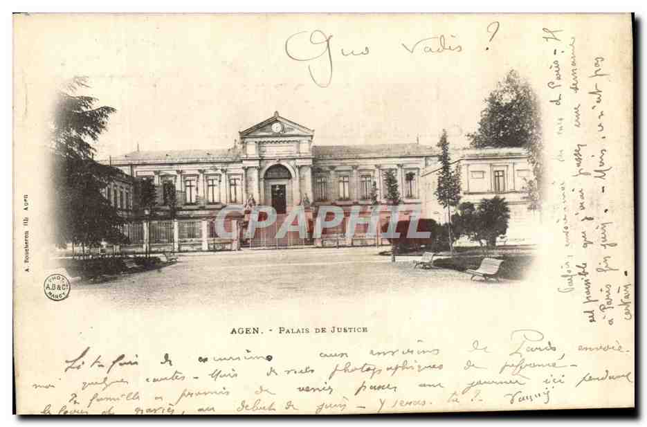 Agen - Palais de Justice — A. Bouchetern (Agen) — n° II