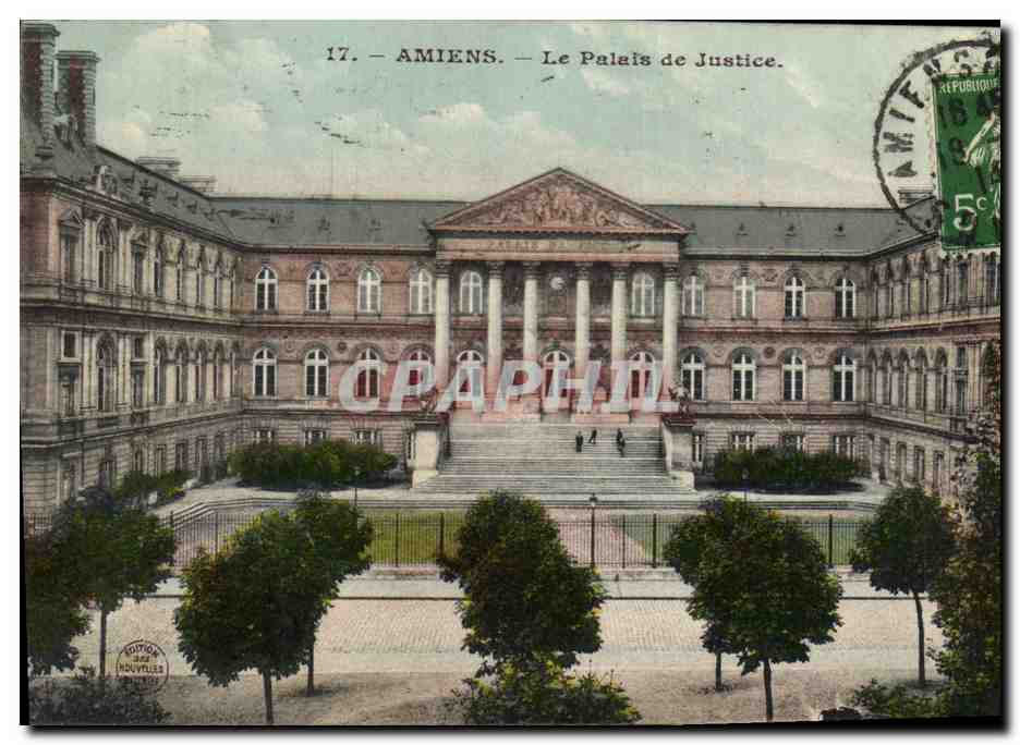 CPA Amiens Le Palais de Justice 