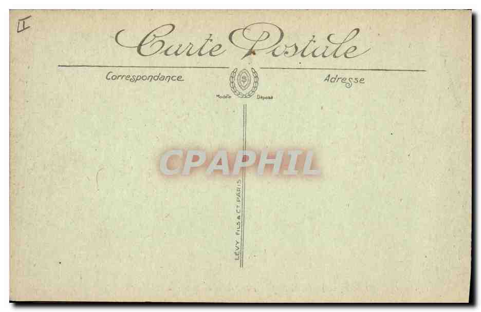 CPA Angouleme Le Palais de Justice et l'Hotel du Palais  — Rückseite