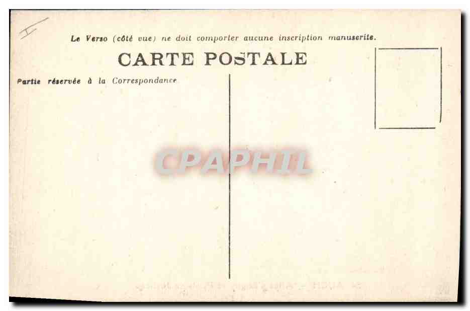 CPA Auch Allee d'Etigny et Palais de Justice  — Rückseite