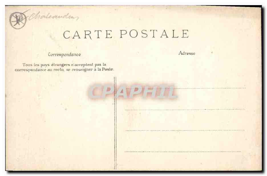 CPA Militaria Guerre de 1870 La barricade tournee  — Rückseite