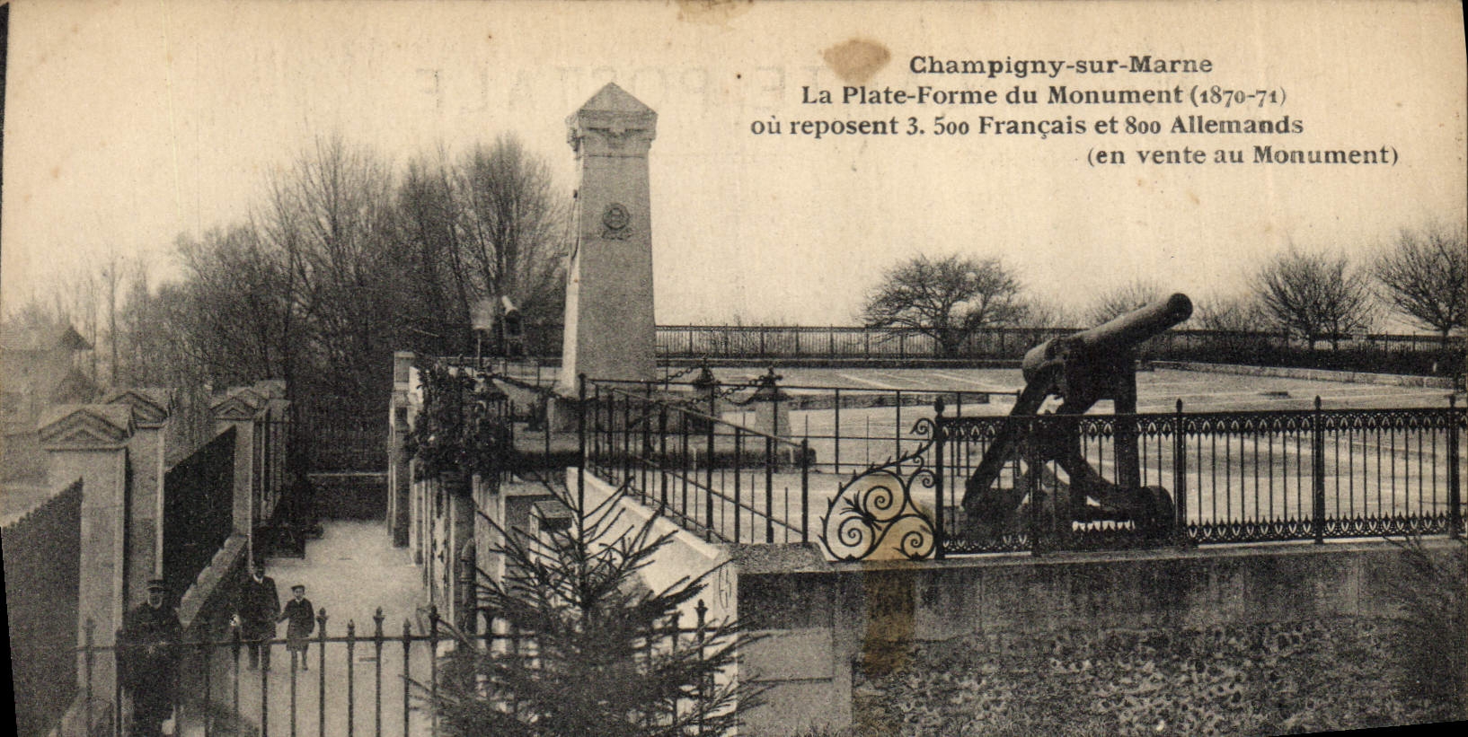 Champigny-sur-Marne — La Plate-Forme du Monument (1870-71) — éditeur non visible