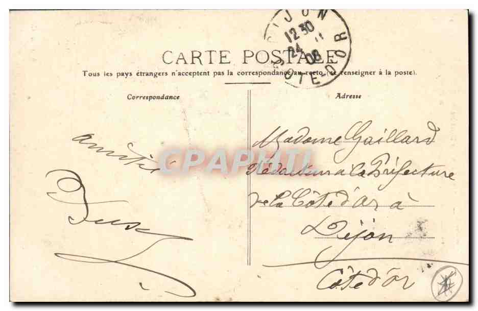 Belfort — Monument élevé au Cimetière des Mobiles aux Défenseurs de la Patrie, 1870-71 — Verso