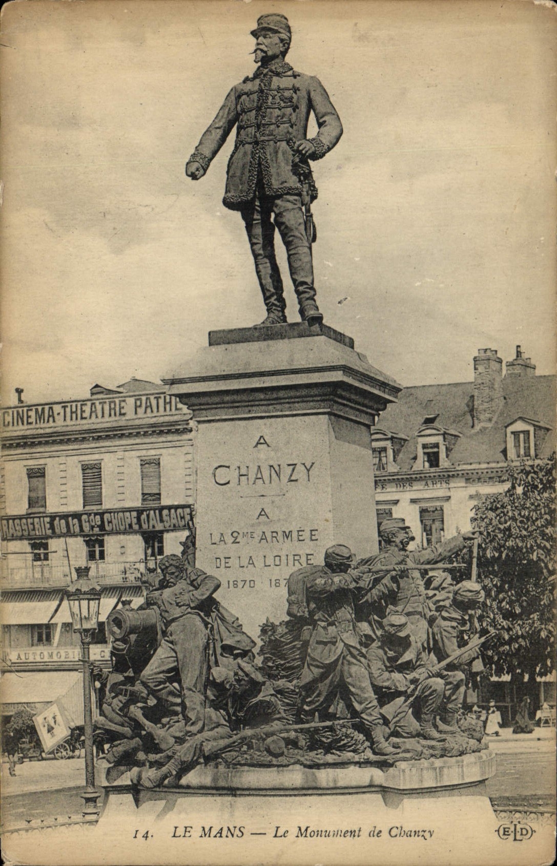 Le Mans — Le Monument de Chanzy — Éditeur ELD, n°14