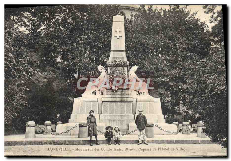 Lunéville - Monument to the Combatants, 1870-71 (Square of the City Hall)