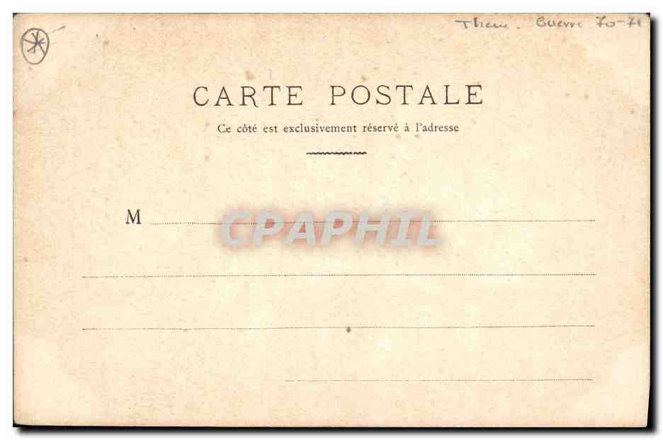 Soissons — Place de la République — Monument de la République 1870 — Verso