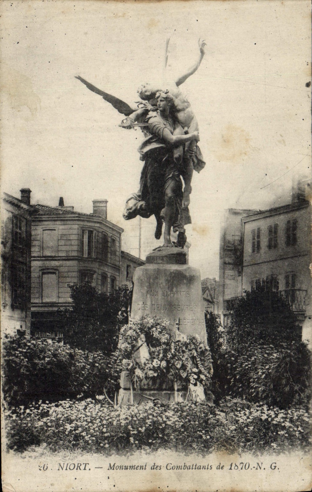 Niort — Monument des Combattants de 1870 — N.G.
