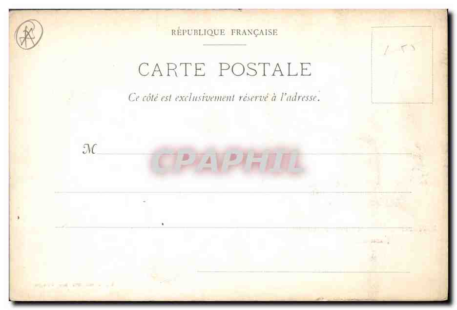 Monument des Combattants 1870-1871 — Saint-Étienne — Édition Bellotti, Rep. Indépend. — Verso