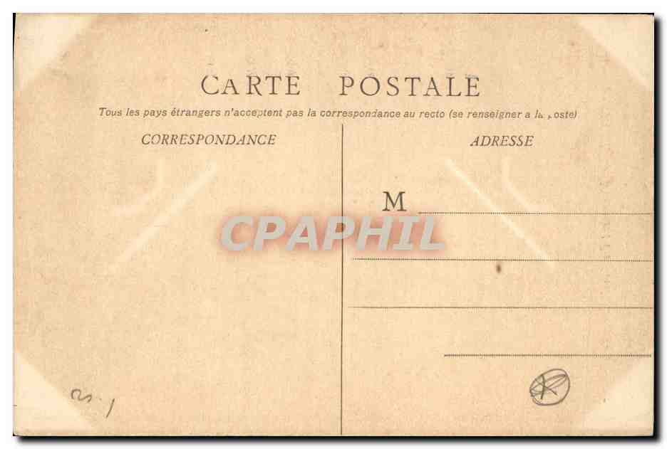 Dole — Monument des Combattants de 1870-71 — E. F. Chalon-Saône, n°43 — Verso