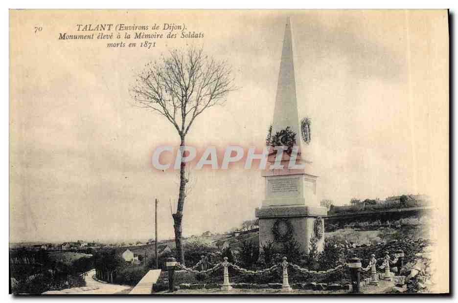 Talant (Um Dijon) — Denkmal zur Erinnerung an Soldaten, die 1871 starben — n°70